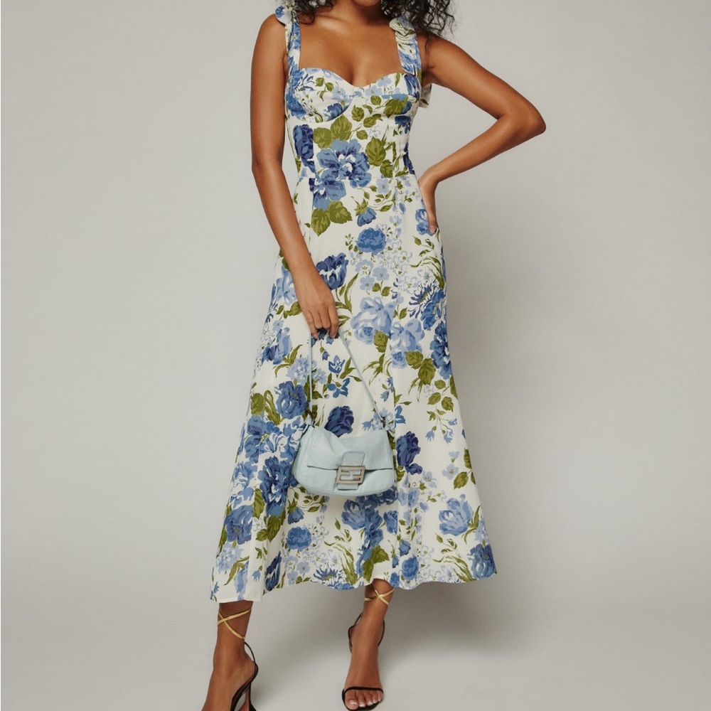 New Reformation Nadira Dress in Lucca